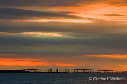 Copano Bridge At Sunset_38974.jpg - Photographed along the Gulf coast near Rockport, Texas, USA.